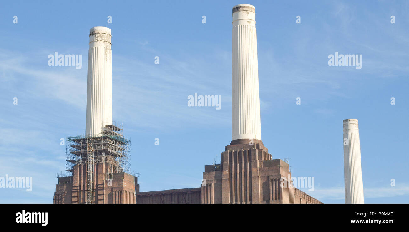 Battersea Power Station in London England UK Stock Photo Alamy