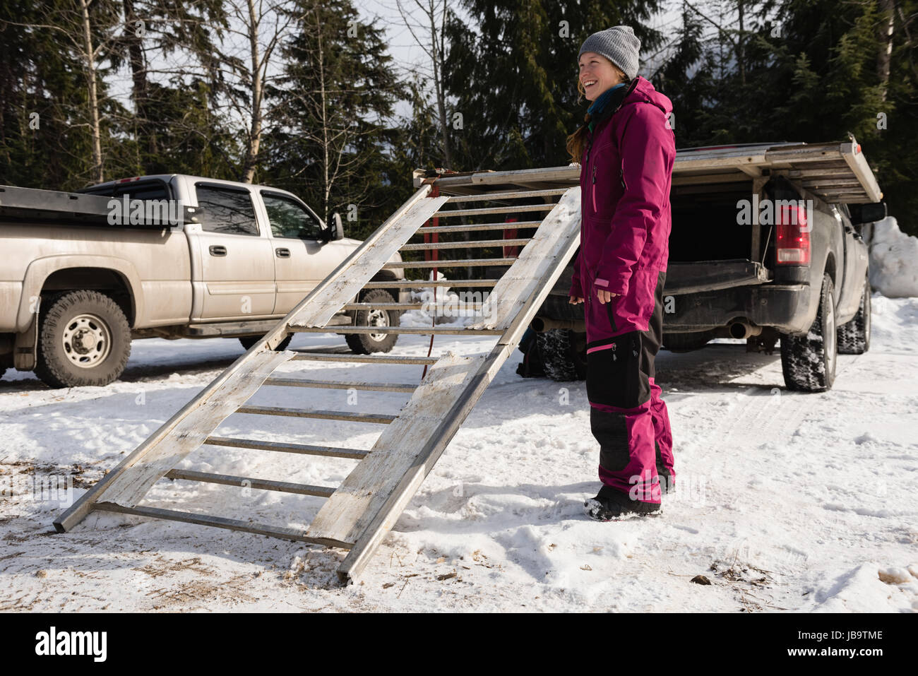 Snowmobile ramp hi-res stock photography and images - Alamy