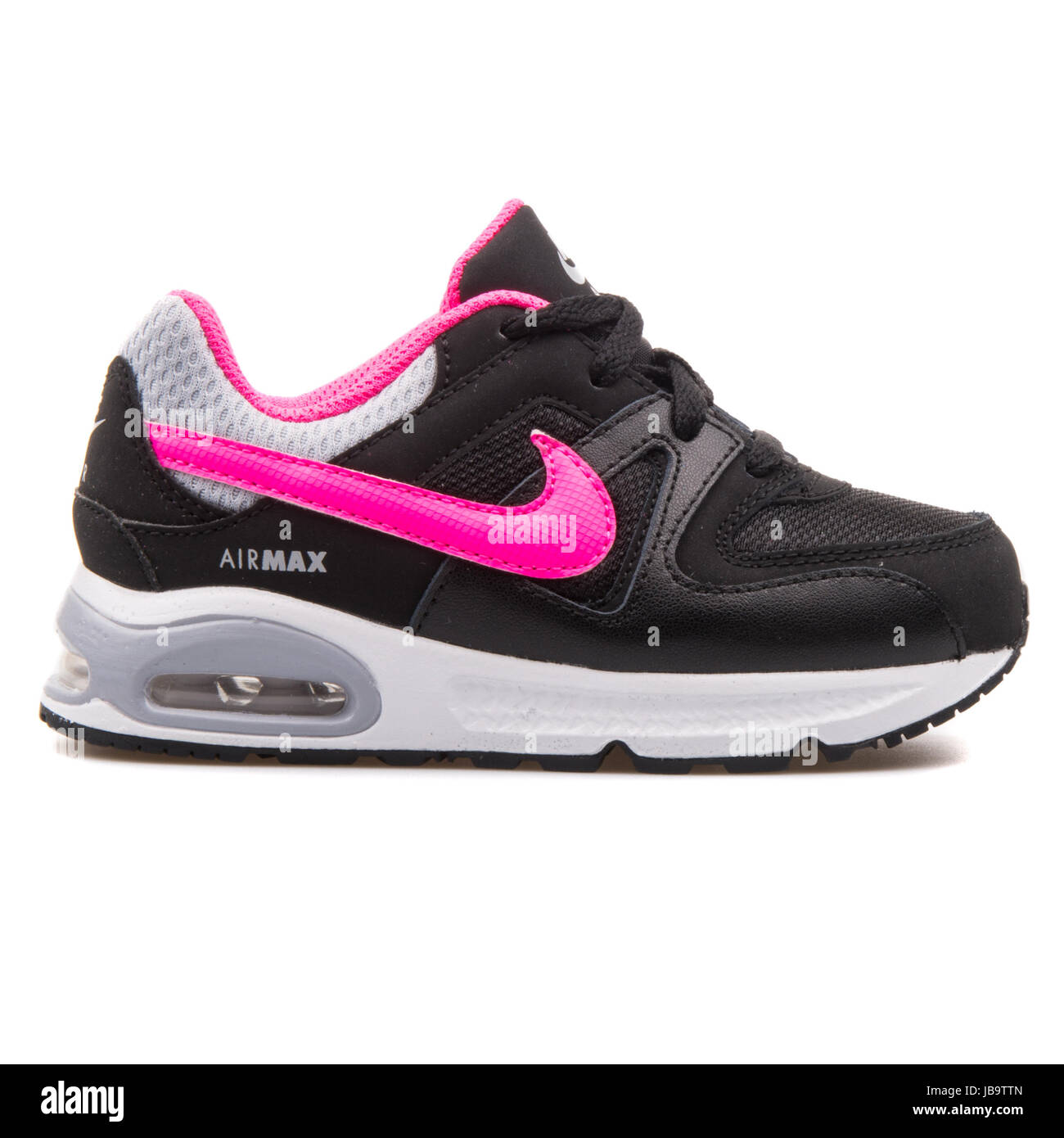 Nike Air Max Command (TD) Black and Pink Kids Sports Sneakers - 412232-065  Stock Photo - Alamy
