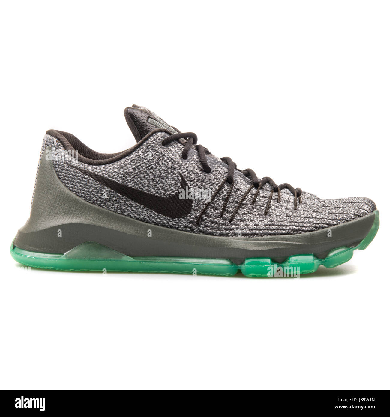 Adidas KD 8 Silver and Green Men's Basketball Shoes - 749375-020 Stock  Photo - Alamy