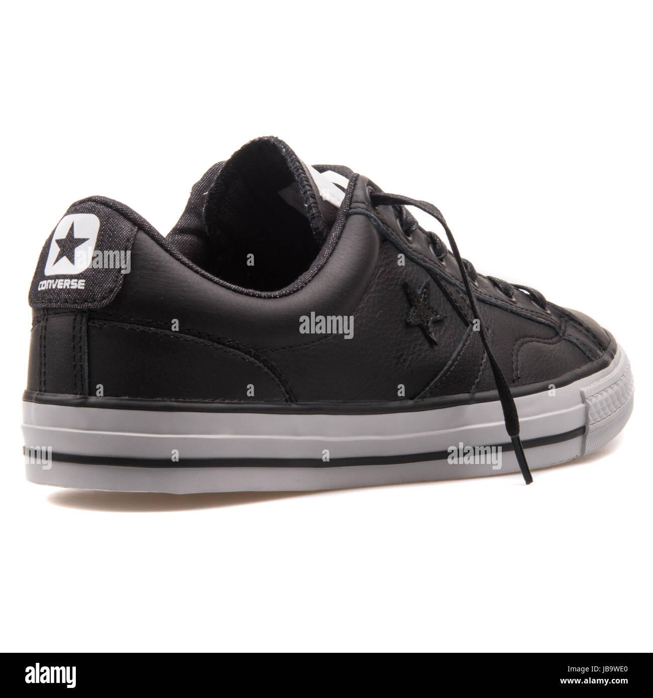 converse star player black leather