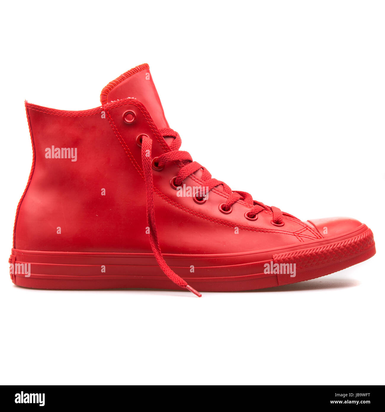 Red rubber deals converse