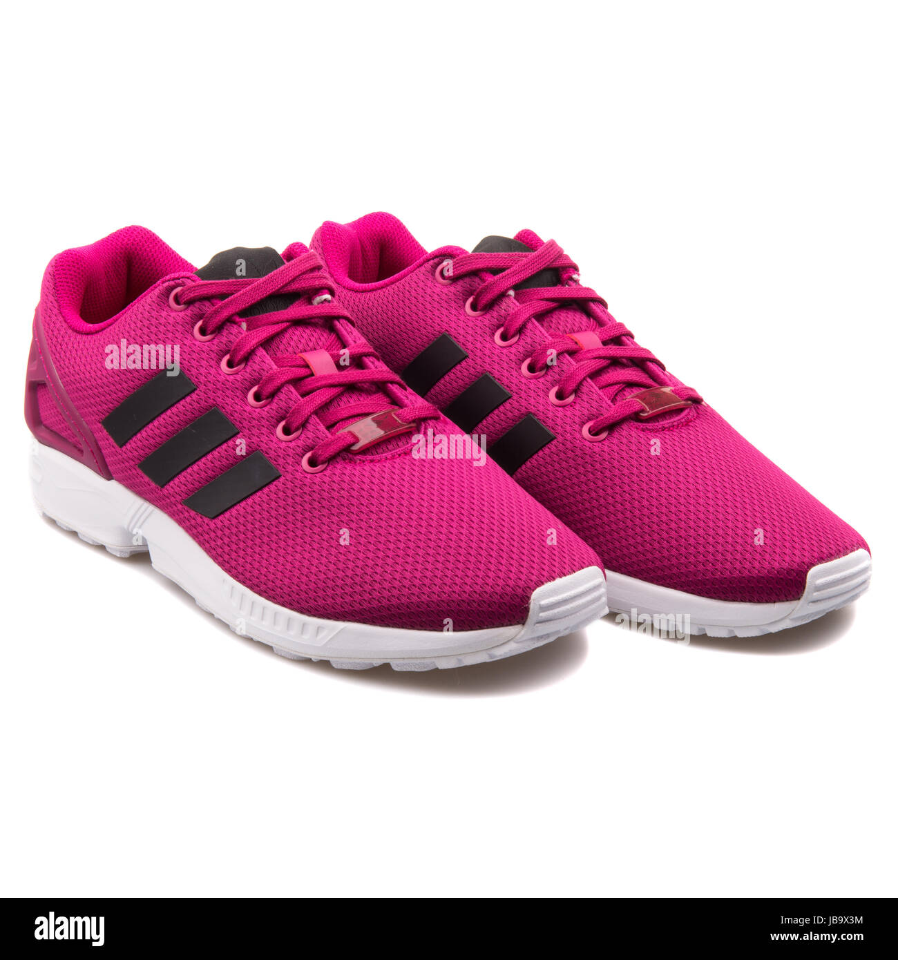 Adidas ZX Flux Pink Men's Running Shoes - AF6343 Stock Photo - Alamy