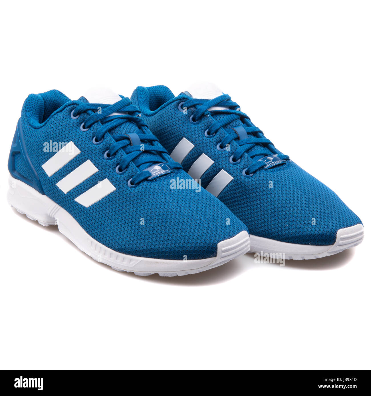 Adidas ZX Flux Blue Men's Running Shoes - AF6344 Stock Photo - Alamy