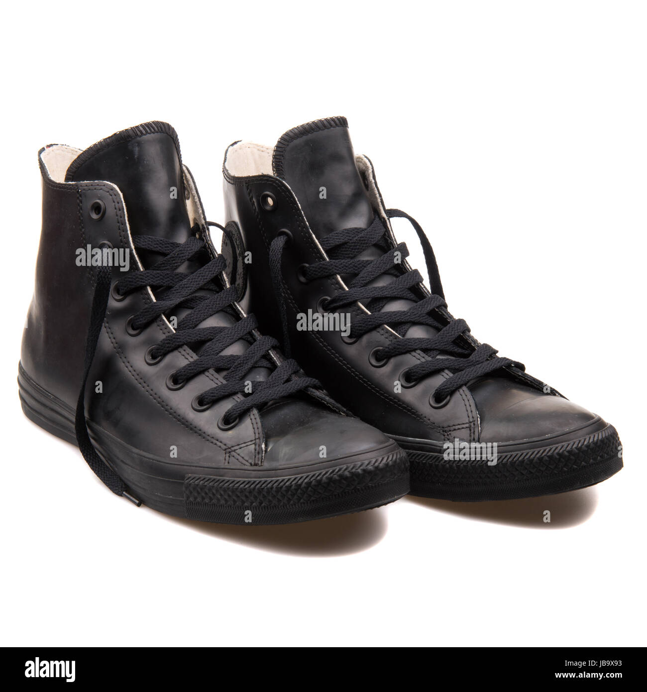 Converse Chuck Taylor All Star Hi Black Unisex Shoes - 144740C Stock Photo  - Alamy