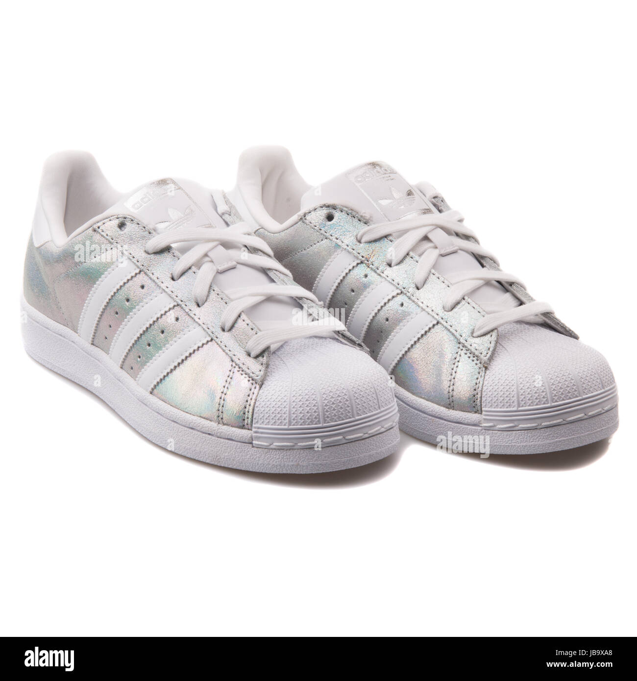 Adidas Superstar W Hologram Iridescent Women's Shoes - S81644 Stock Photo -  Alamy