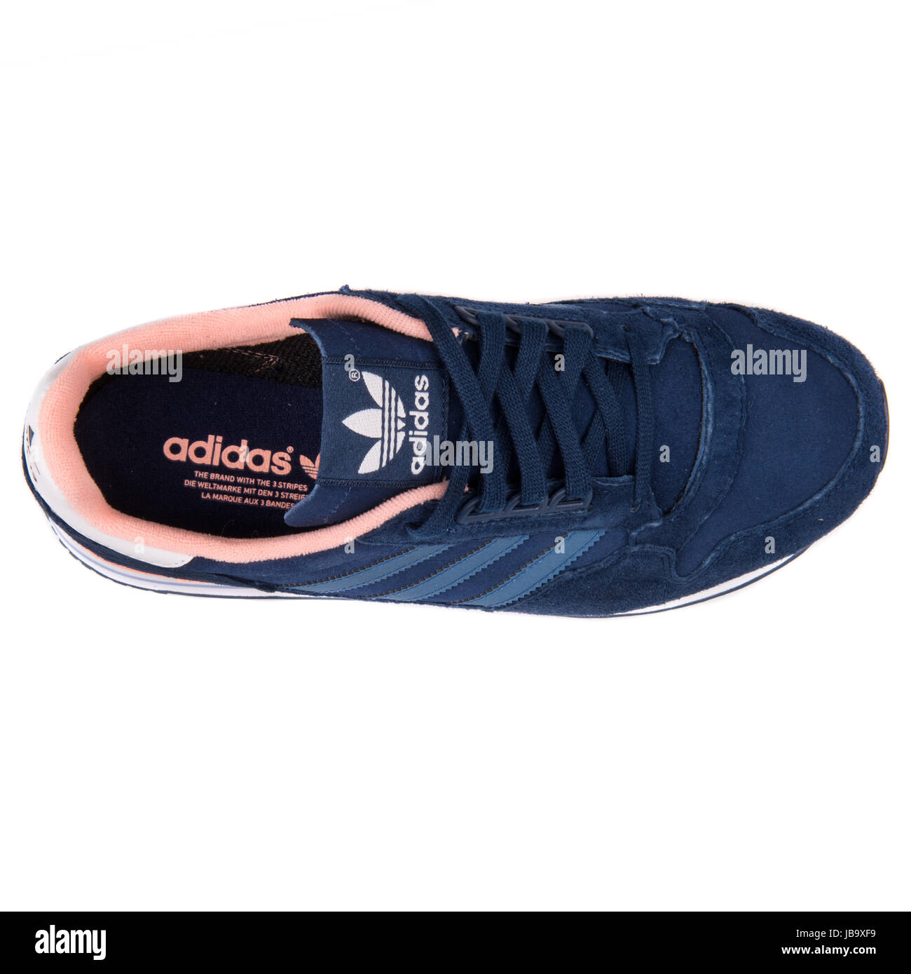 Adidas ZX 500 OG W Dark Blue and Rose Women's Running Shoes - B25603 Stock  Photo - Alamy