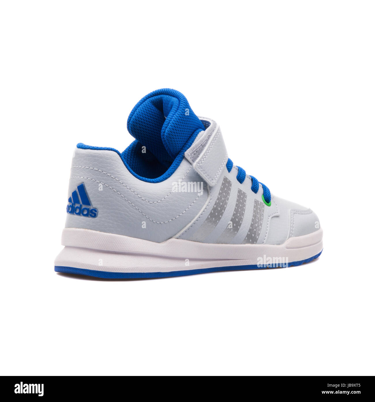 Adidas Jan BS 2 C Silver and Blue Kids Sports Shoes - B23904 Stock Photo -  Alamy