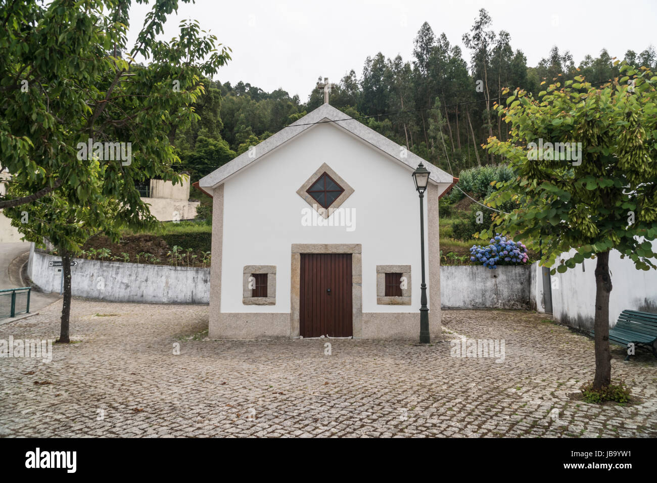 Capela de São Julião na Vila da Branca, Albergaria a Velha Stock Photo
