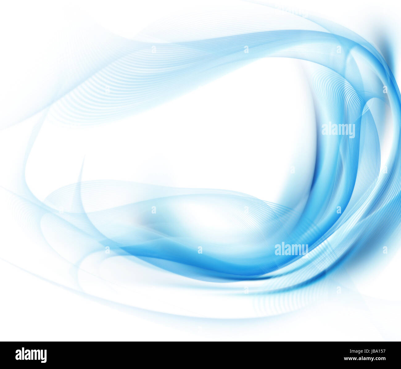 Abstract modern background with blue waves Stock Photo - Alamy
