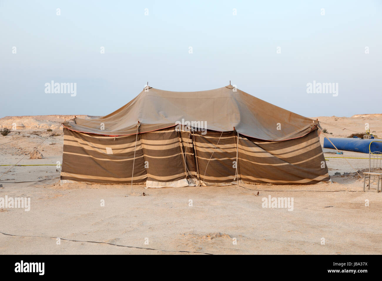 Bedouin tent in the desert of Qatar, Middle East Stock Photo Alamy