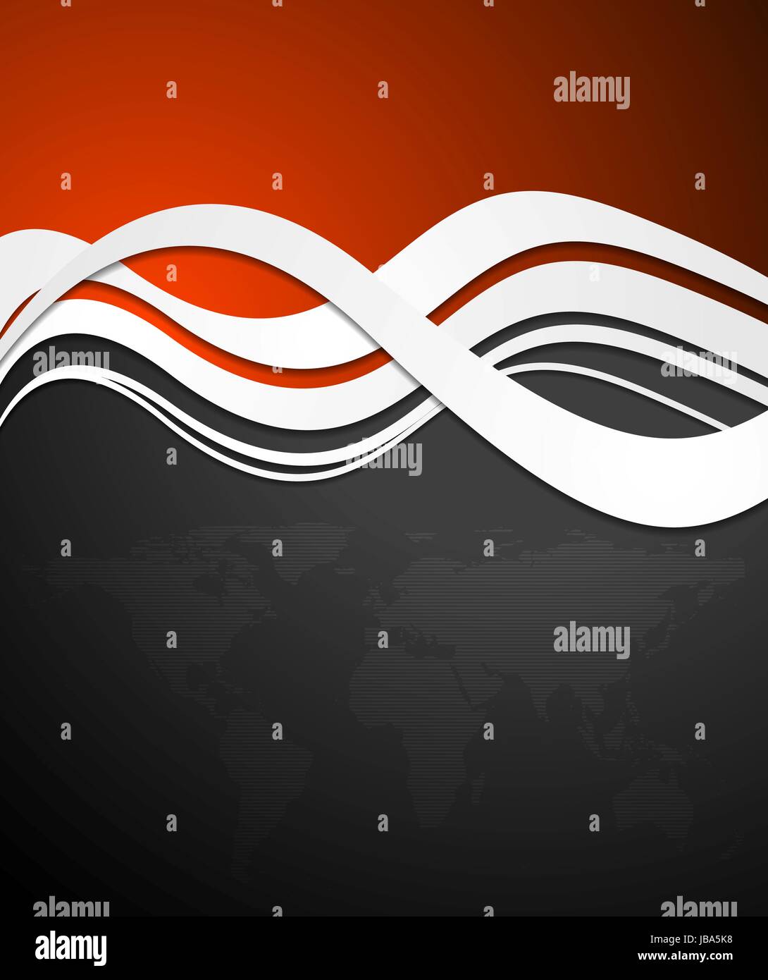 Abstract world map vector wavy background Stock Photo - Alamy