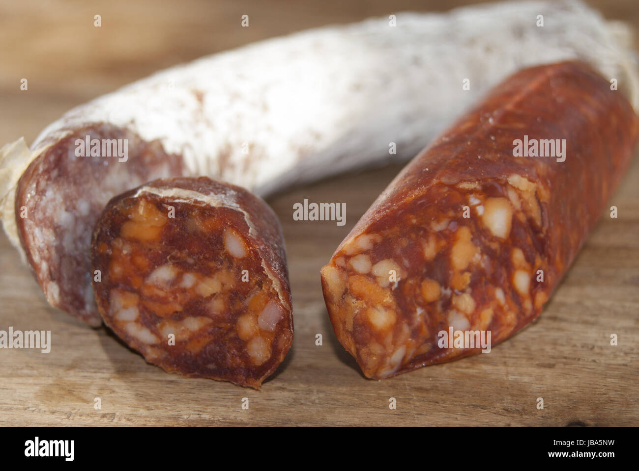 a traditional umbrian product spicy horseshoeshaped salami Stock Photo Alamy