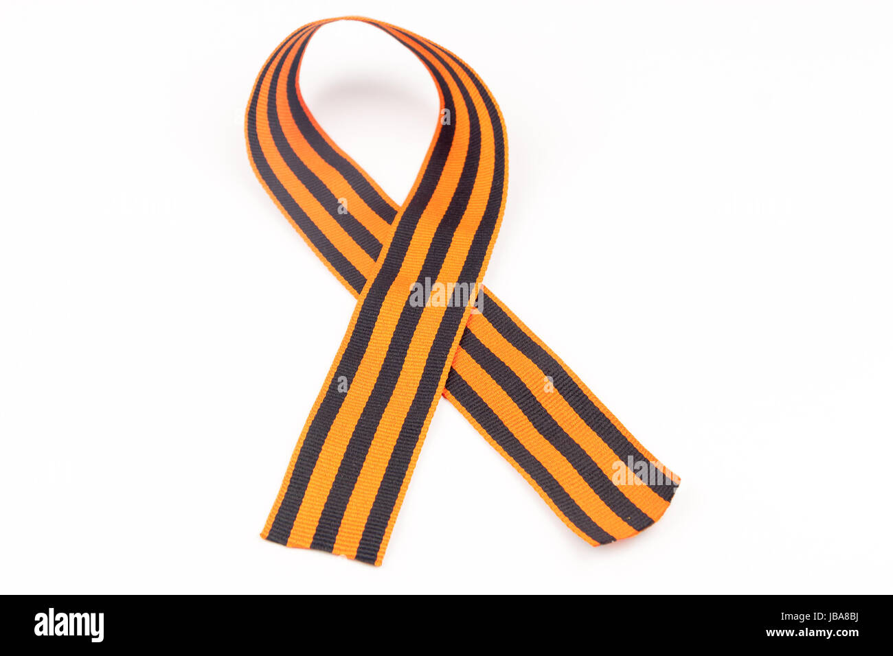 Saint George Riband Ribbon of Saint George isolated on white background Stock Photo - Alamy