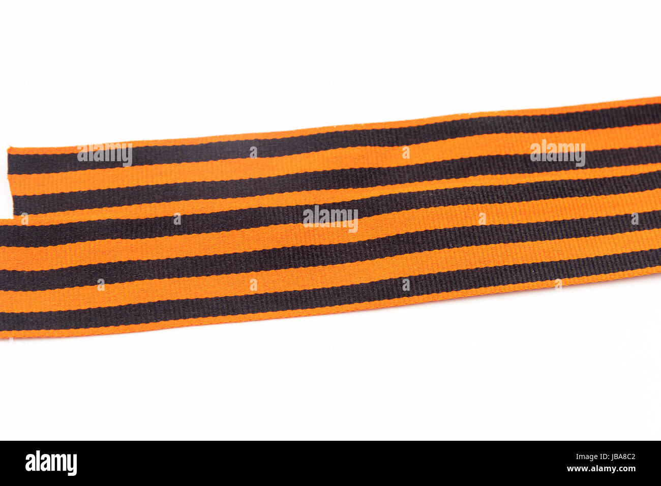 Saint George Riband Ribbon of Saint George isolated on white background Stock Photo - Alamy