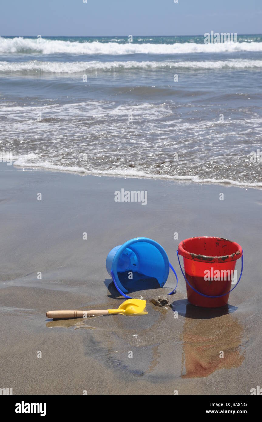 Kinder Sandschaufel 48cm ROT Sandkastenspielzeug Sand Schippe Spaten Schaufel 