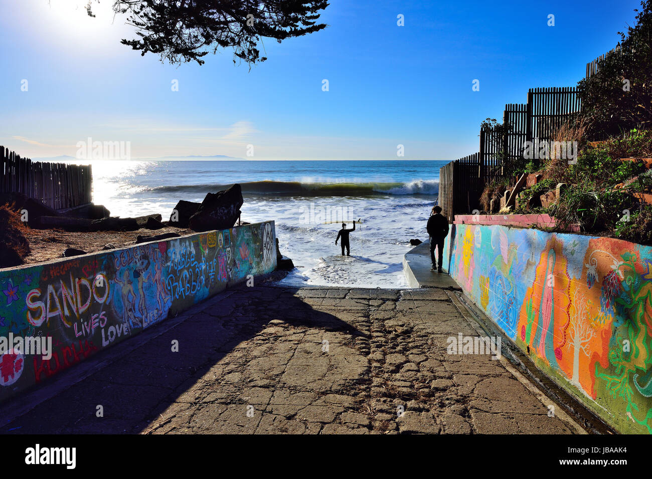 Surfing Bolinas California Stock Photo Alamy