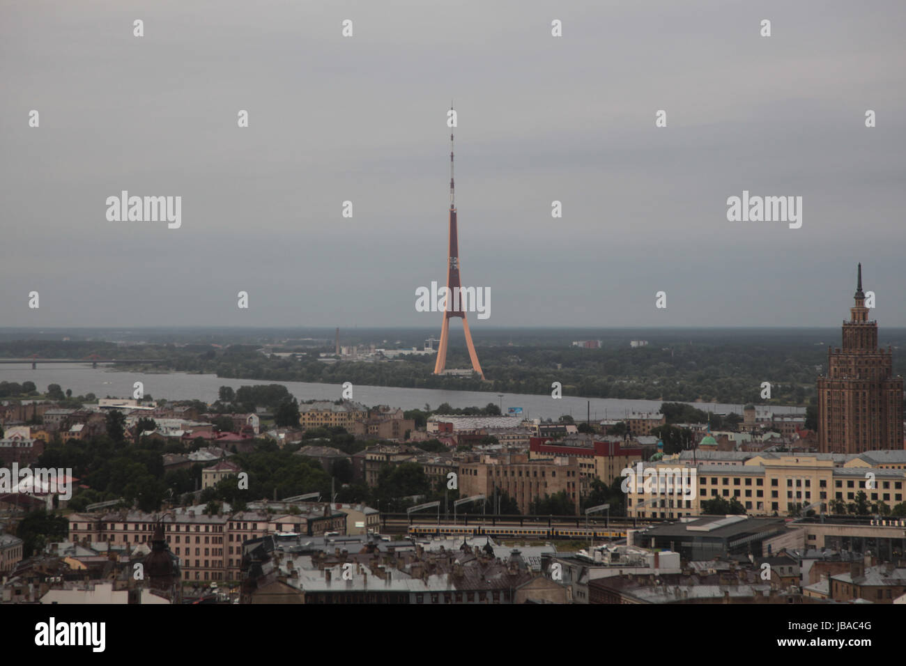 Riga, Hauptstadt Lettlands Stock Photo