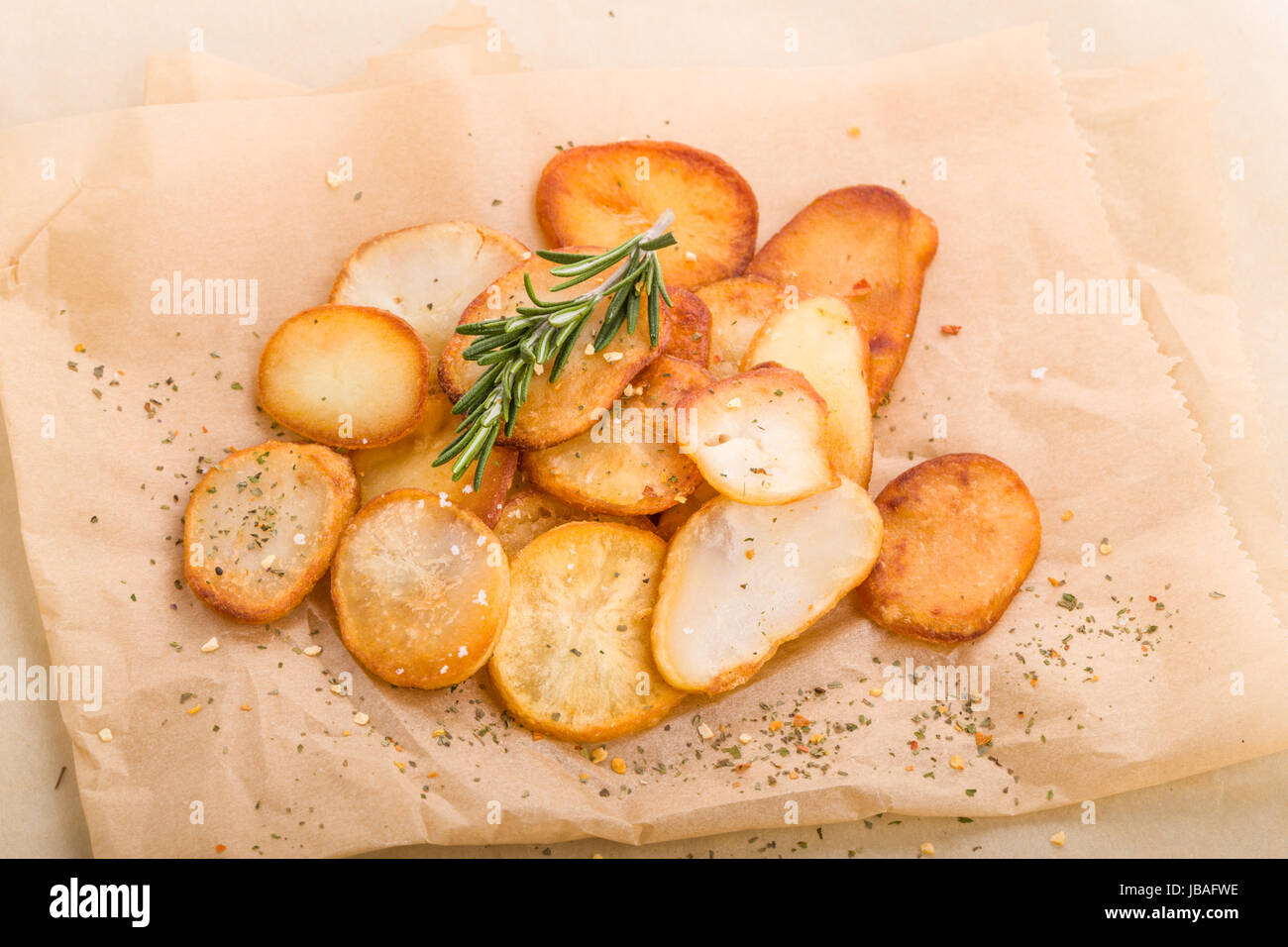 Bratkartoffeln Stock Photo