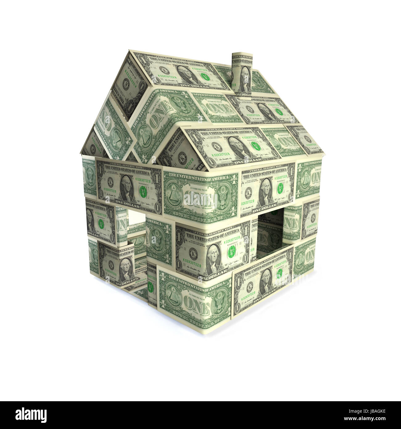house of dollars Stock Photo Alamy