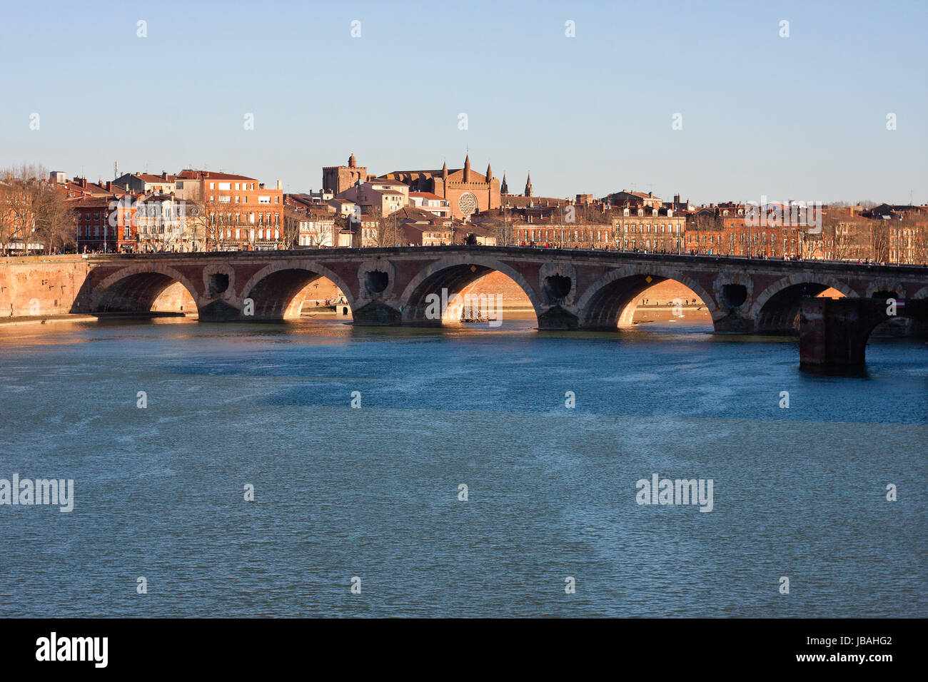 Garonne in Toulouse Stock Photo