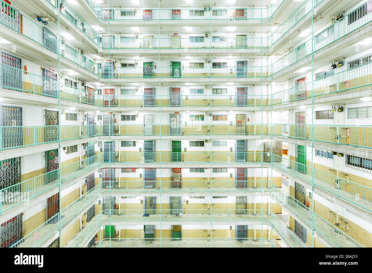 Public housing in Hong Kong Stock Photo Alamy