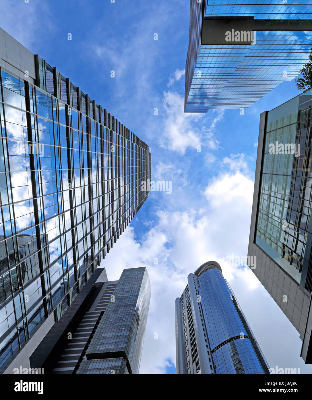 Modern office building to sky Stock Photo - Alamy