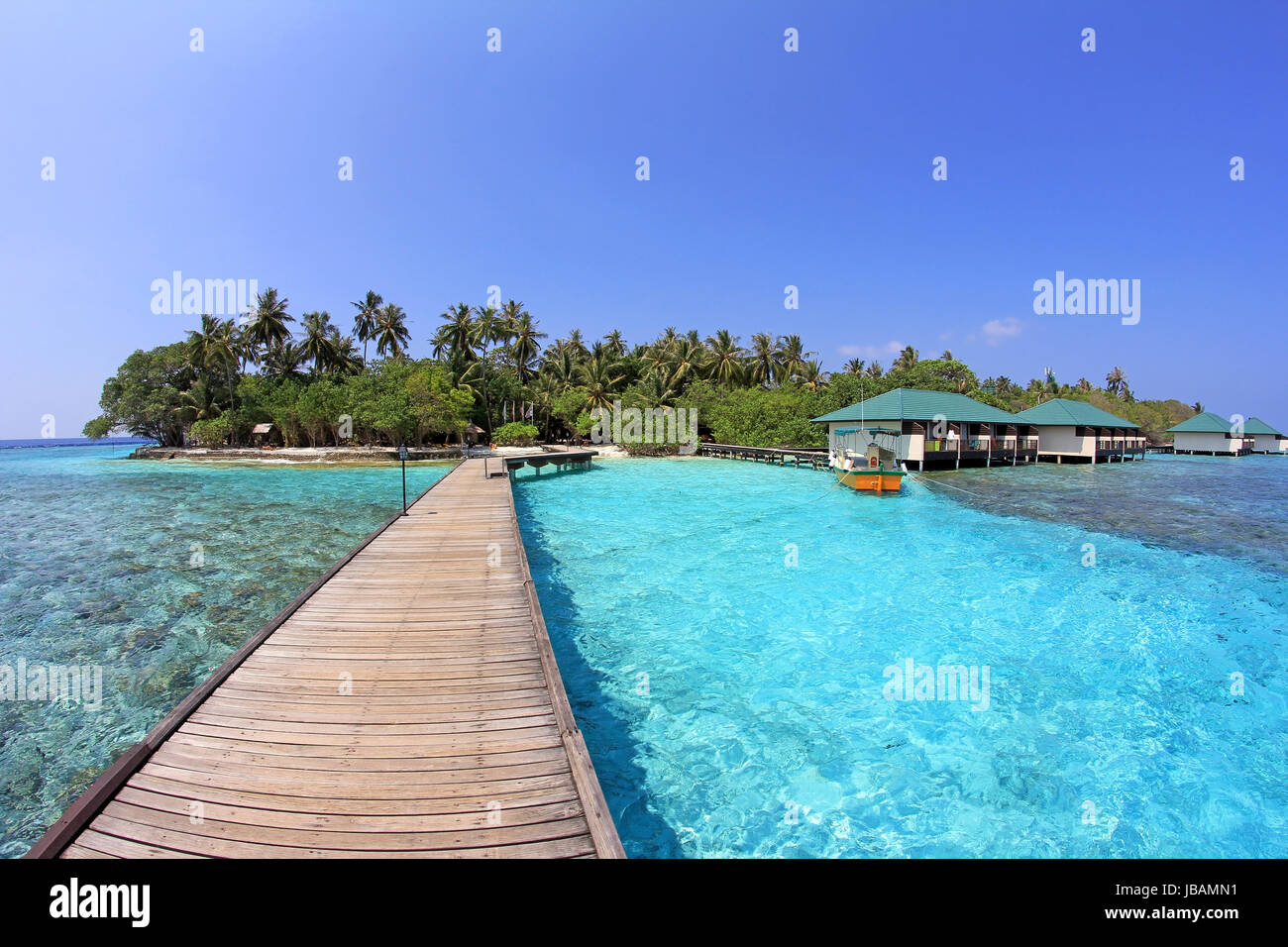 the maldives island Stock Photo
