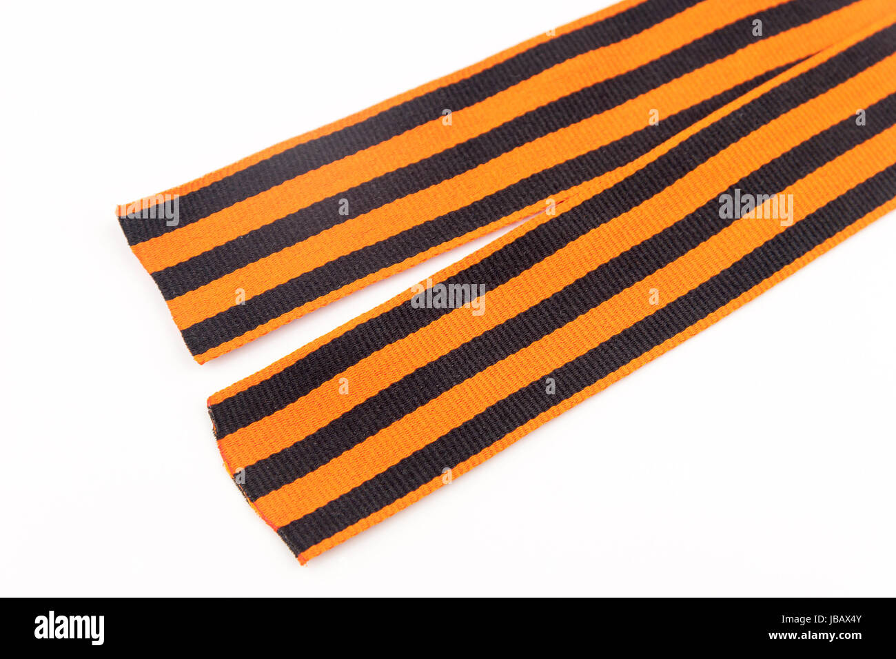 St. George Ribbon Rolimon Ribbon of Saint George isolated on white background Stock Photo - Alamy