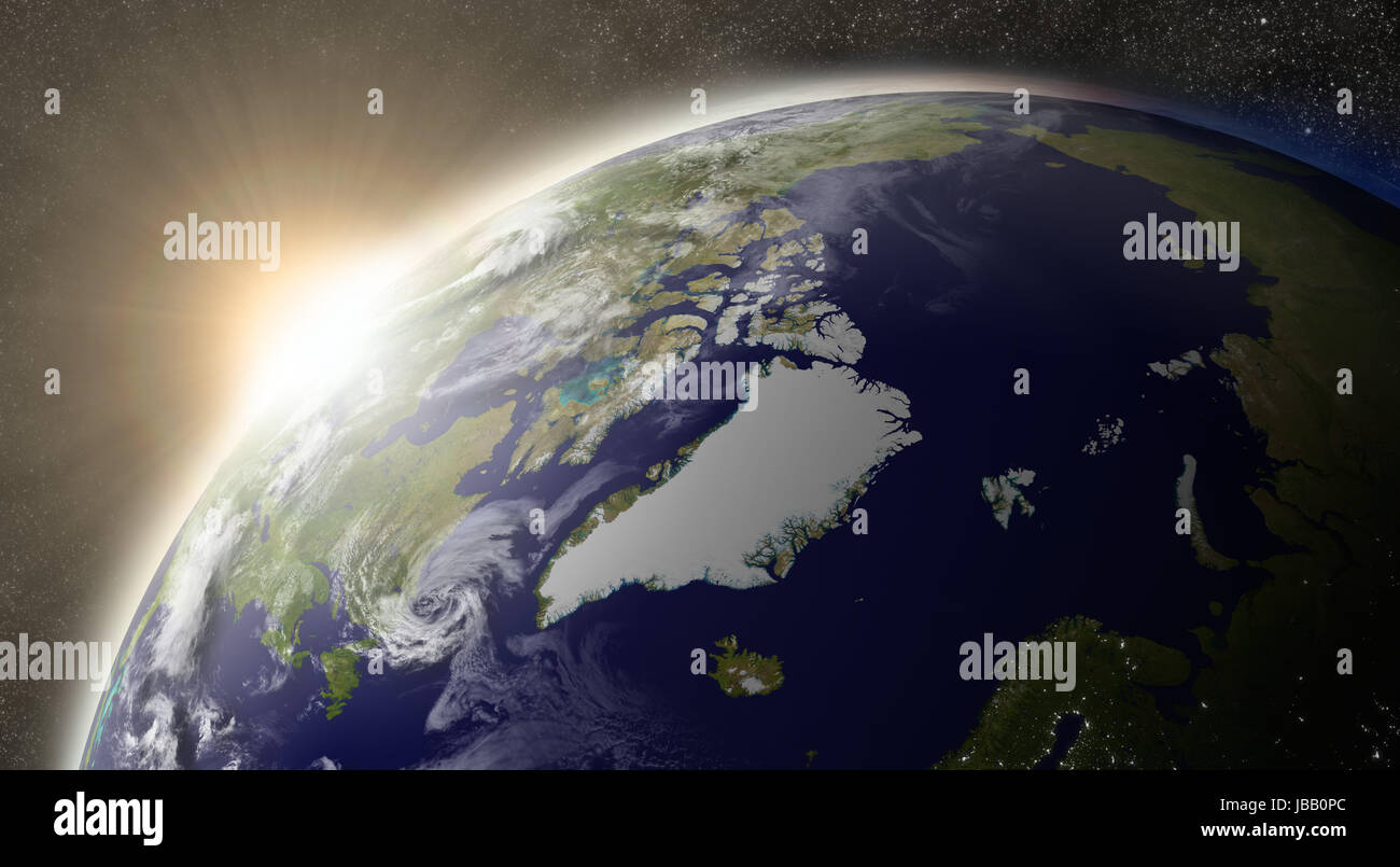 Polar region in world map hires stock photography and images Alamy