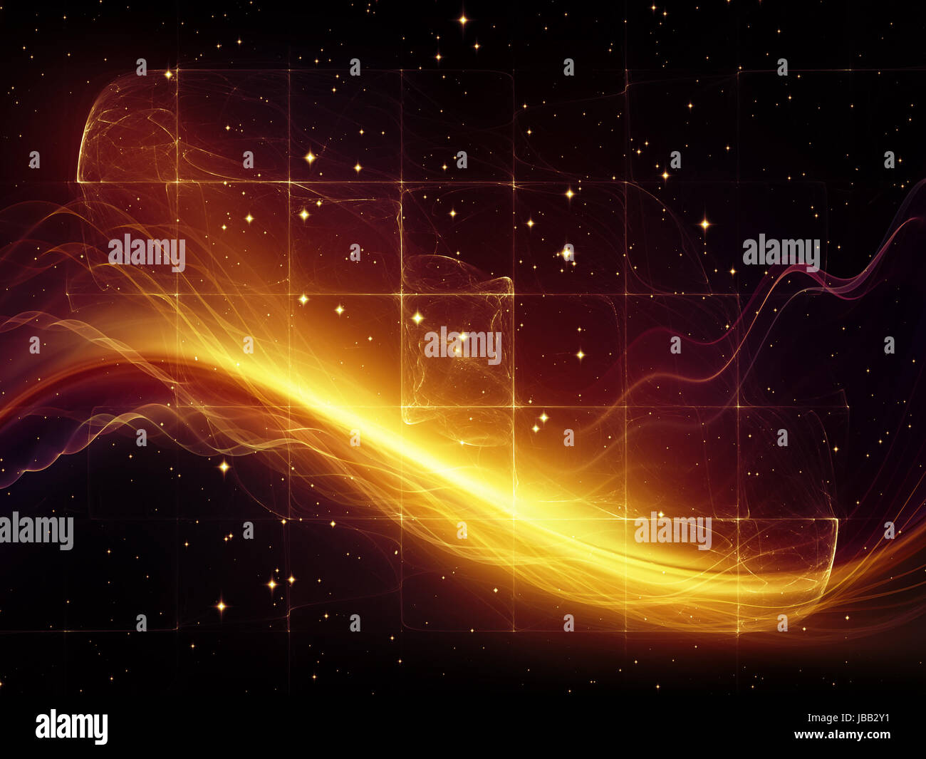 Geometry of Space series. Backdrop composed of conceptual grids, curves ...