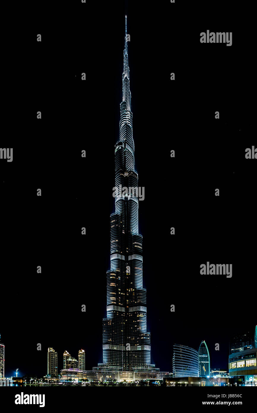 Burj khalifa, the tallest skyscraper to date, soaring above all of the ...
