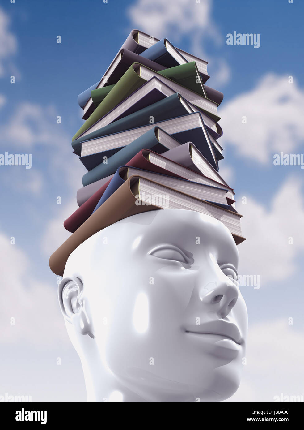 Stack of books. Knowledge Concept Stock Photo Alamy