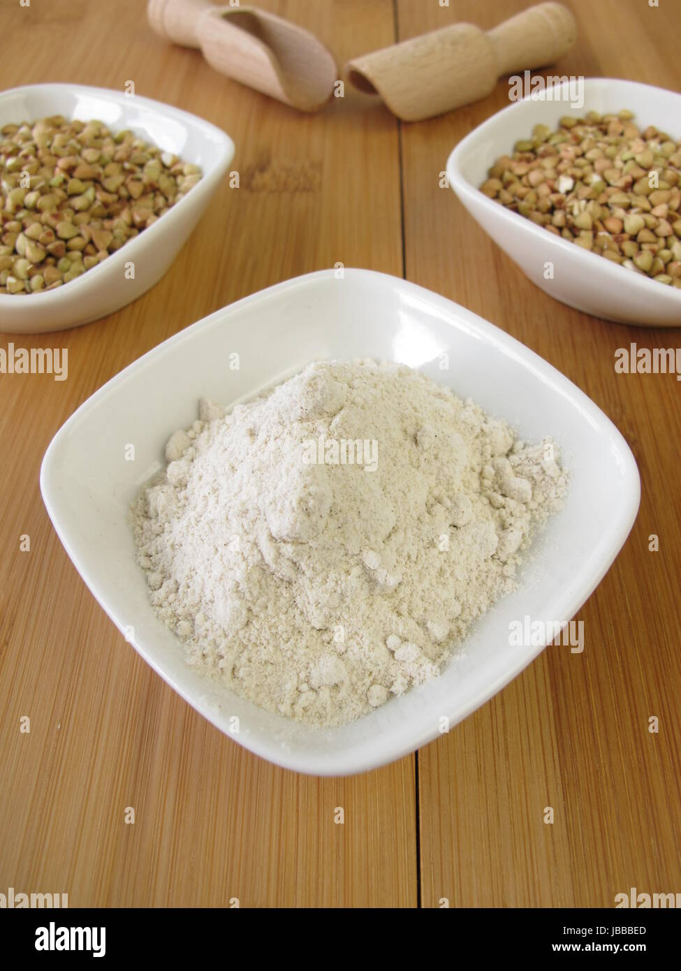 buckwheat wholemeal flour Stock Photo Alamy