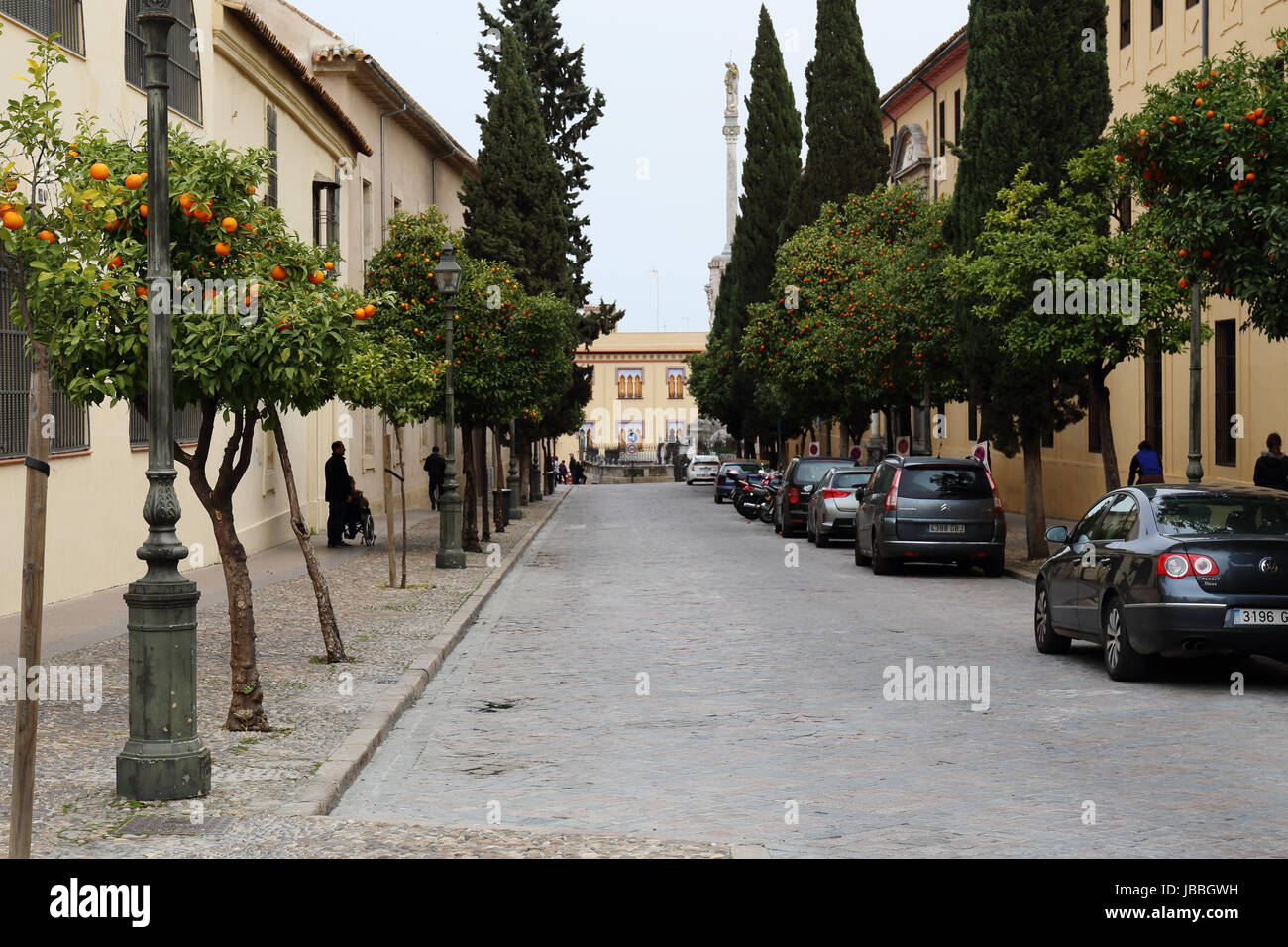 The charming streets in the old town of Cordoba, Andalusia, Spain Stock Photo