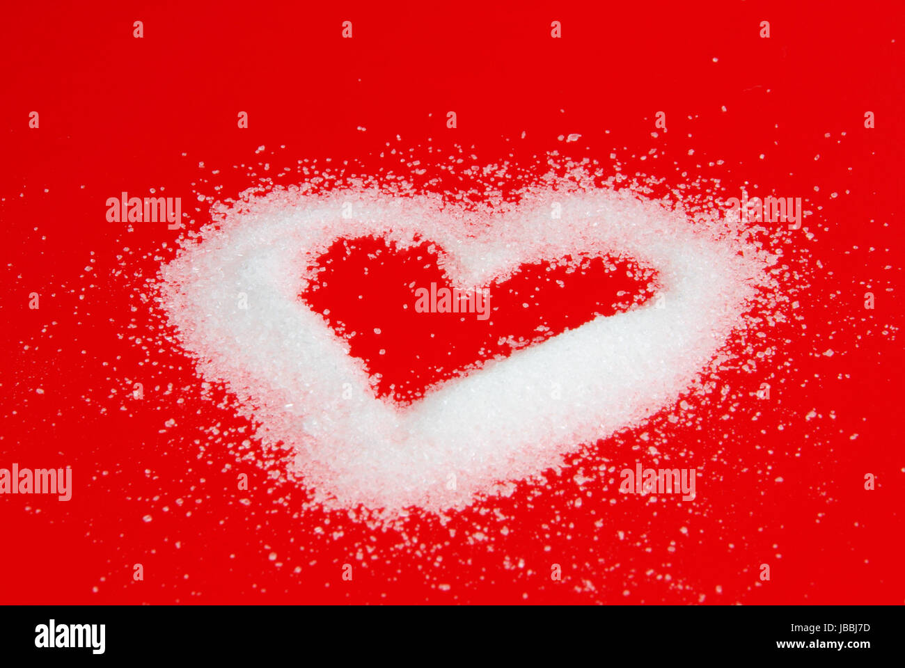 Herz aus Zucker heart from sugar 01 Stock Photo Alamy