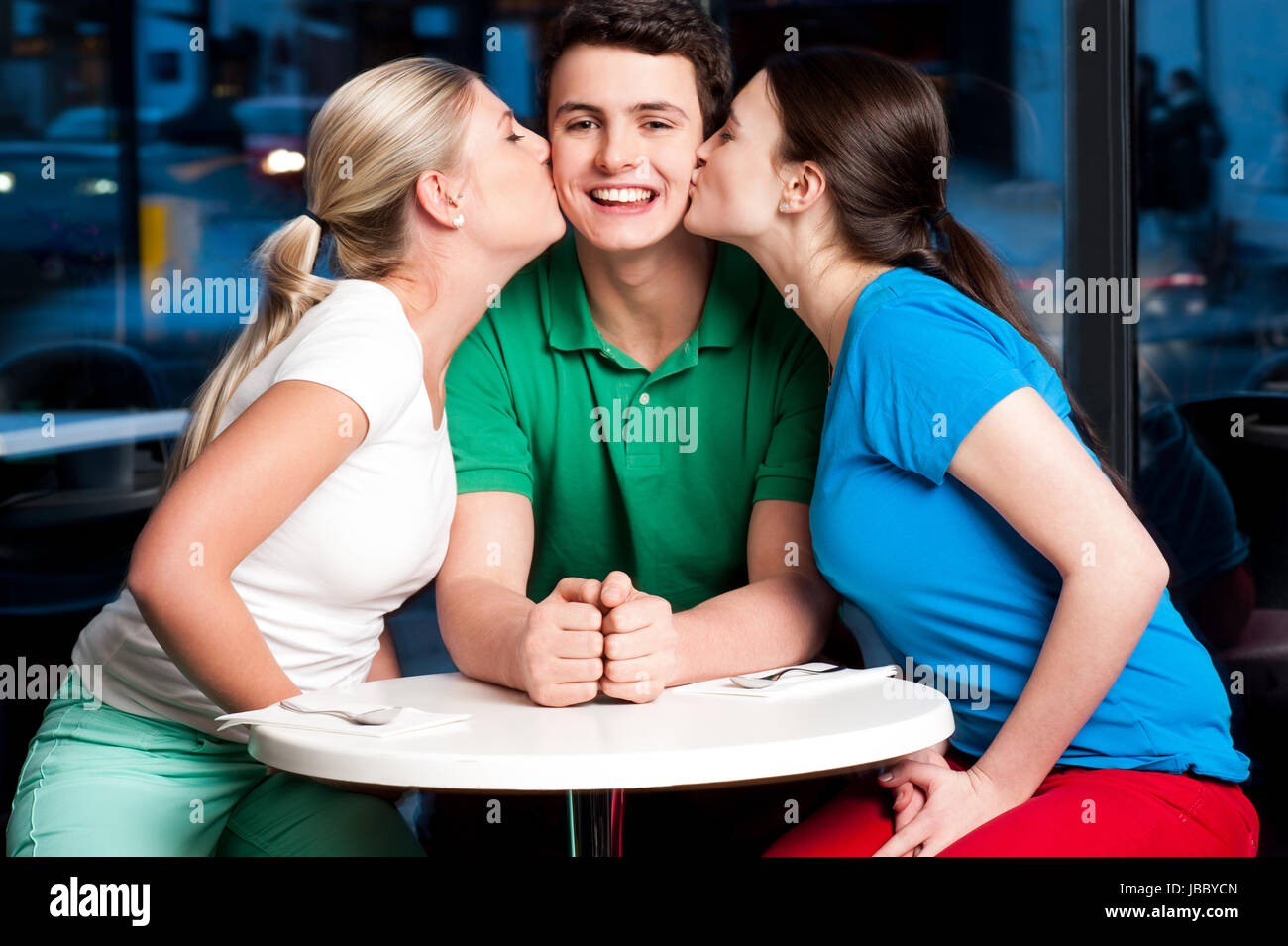 Two Girls Giving Bj