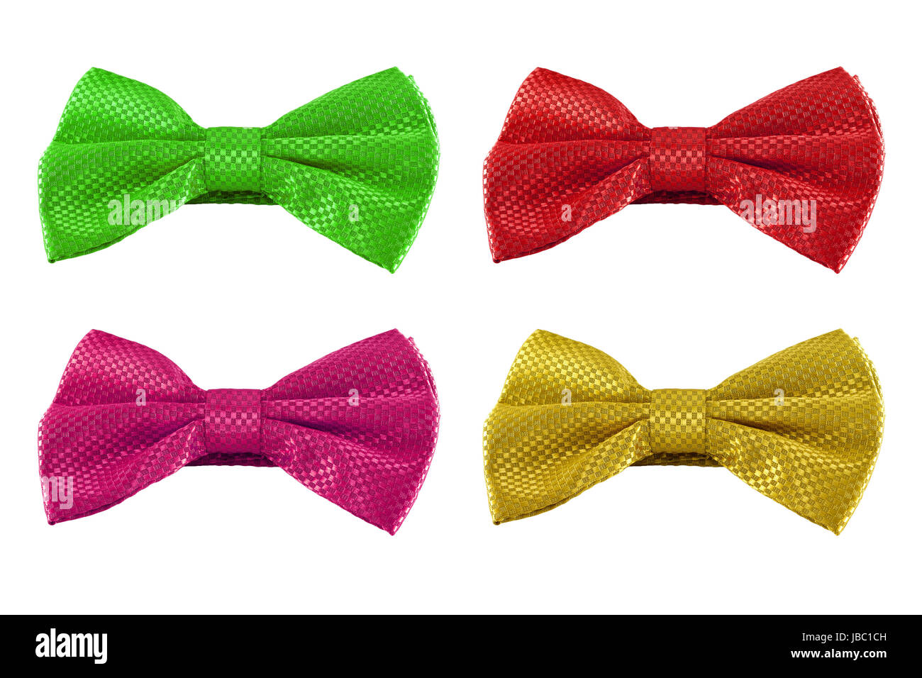 close up set of bow tie isolated on white background Stock Photo - Alamy