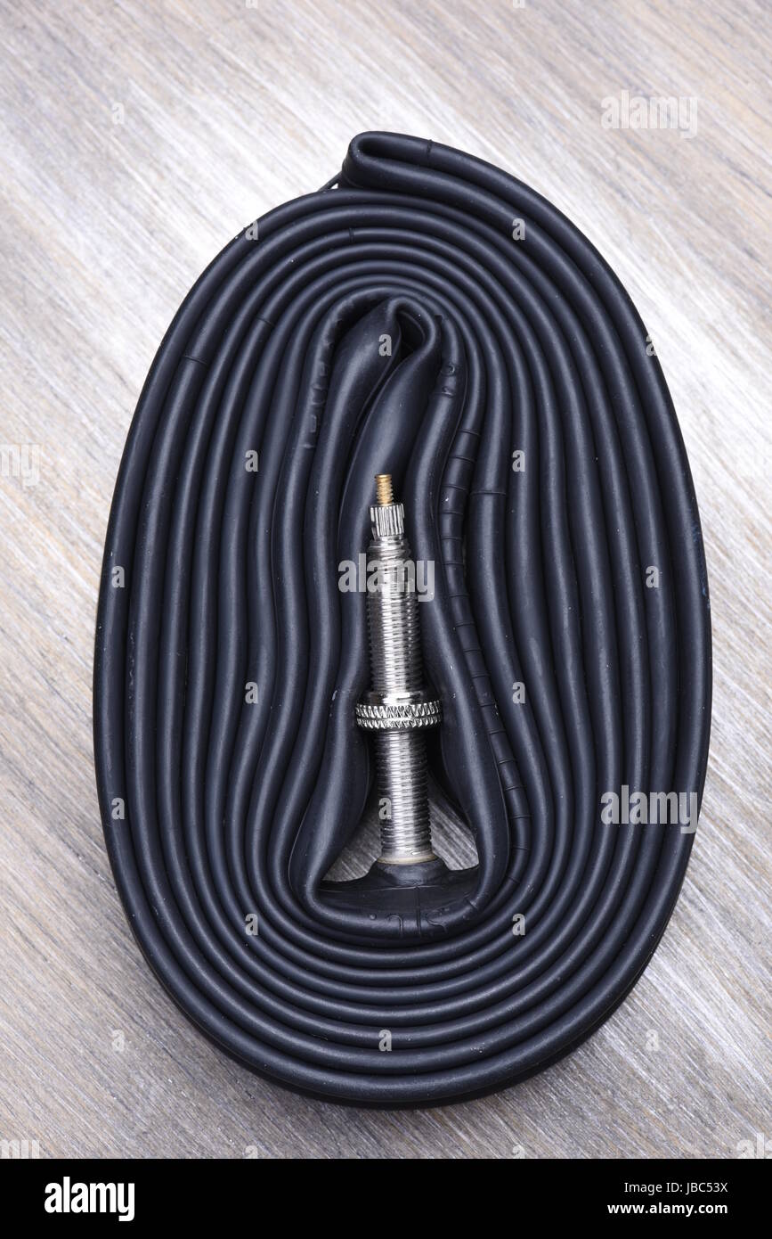 Bicycle Rubber Tire Closeup Stock Photo Alamy