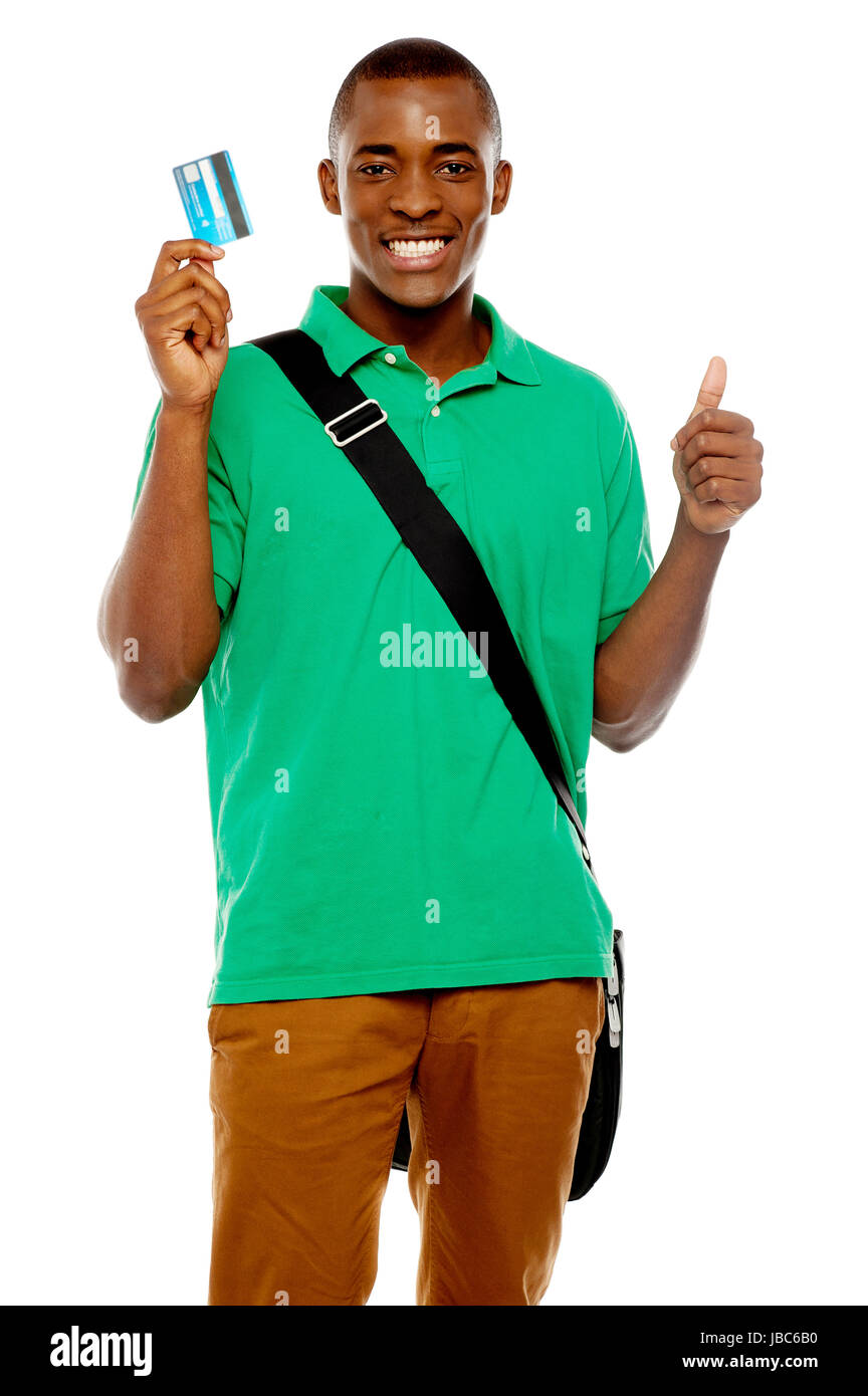 African man laptop showing thumbs hi-res stock photography and images ...
