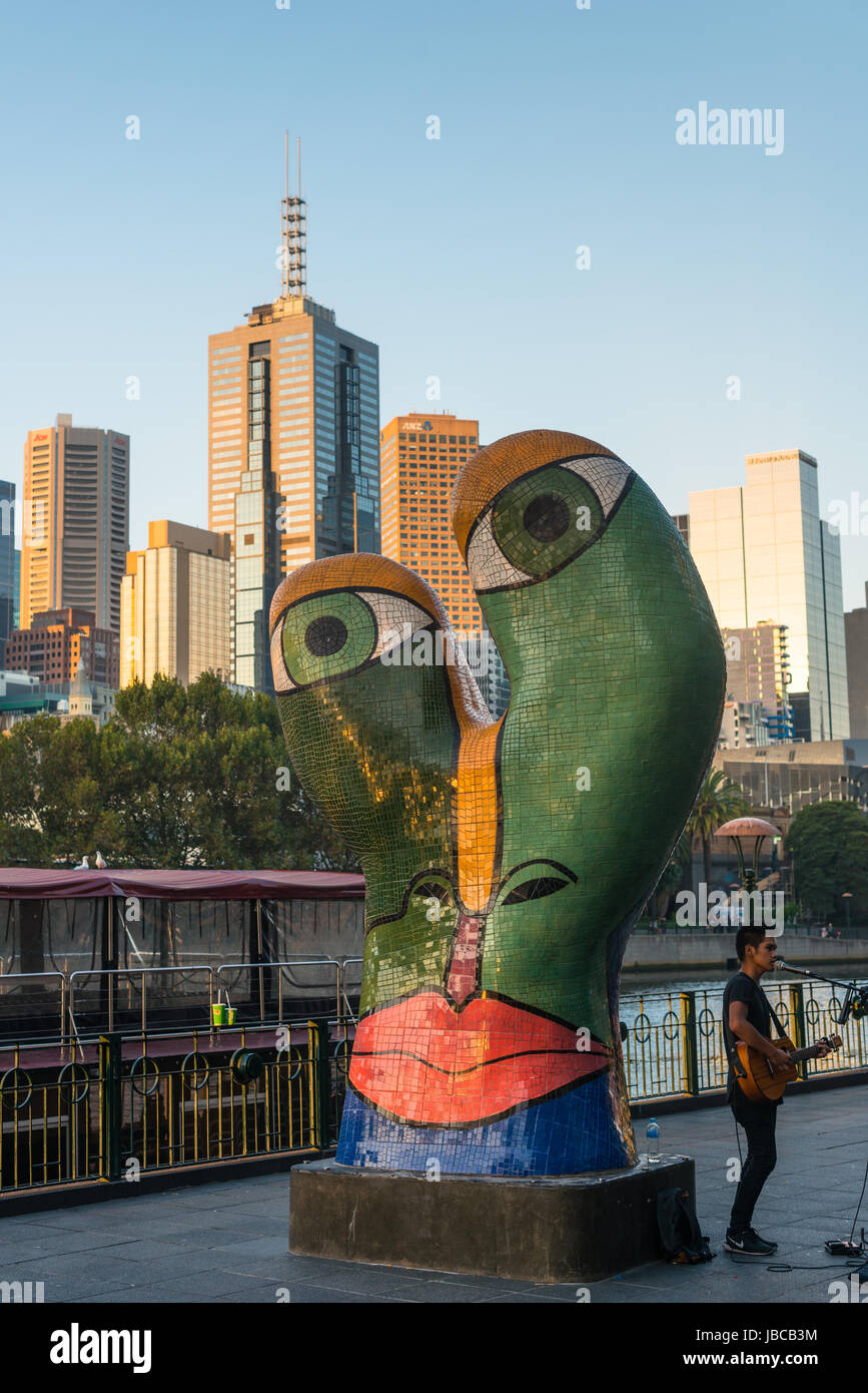 Yarra river melbourne sculpture hires stock photography and images Alamy