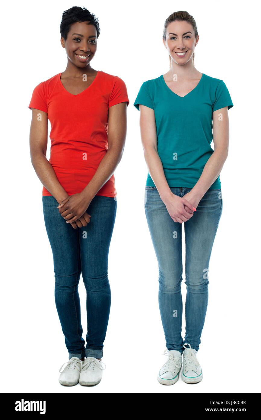 Two best friends posing together Stock Photo - Alamy