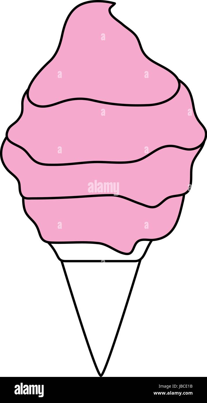 Cotton candy icon Stock Vector Image & Art - Alamy
