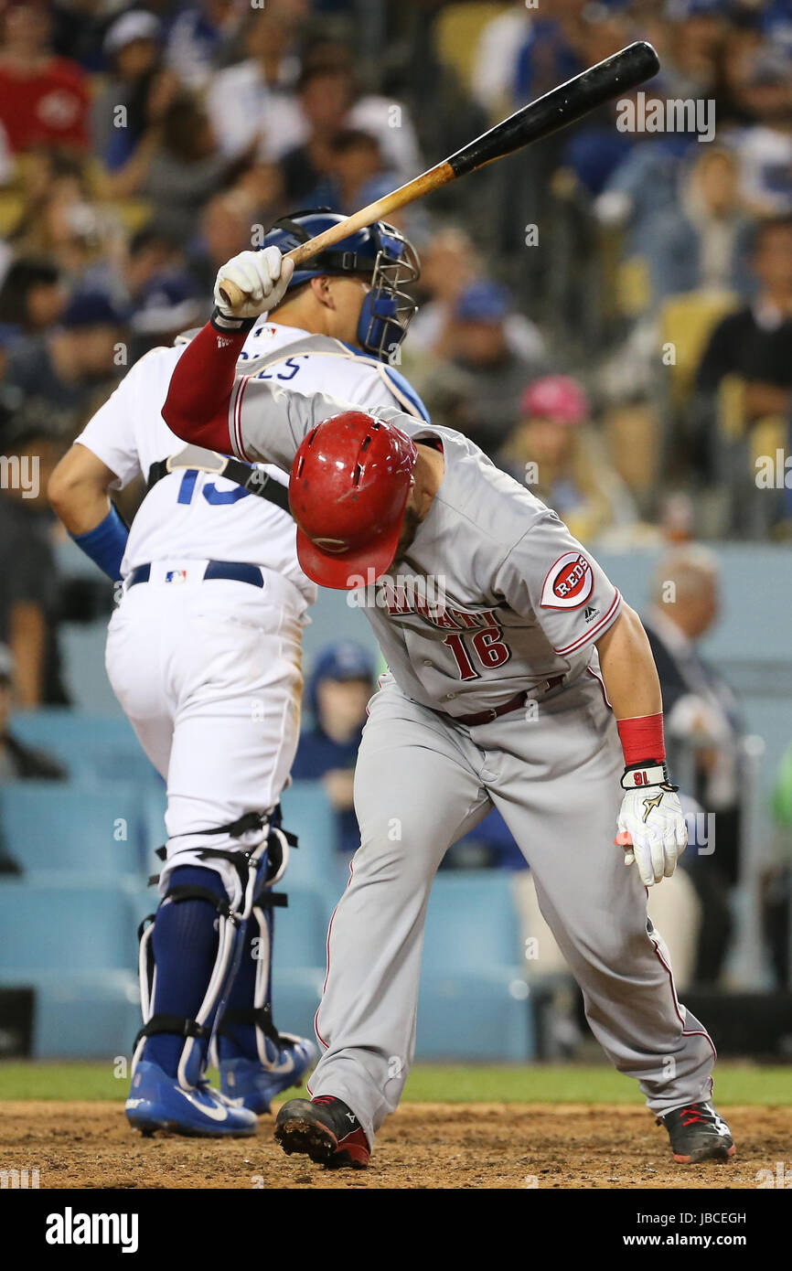 Los Angeles, CA, USA. 9th June, 2017. Cincinnati Reds catcher Tucker