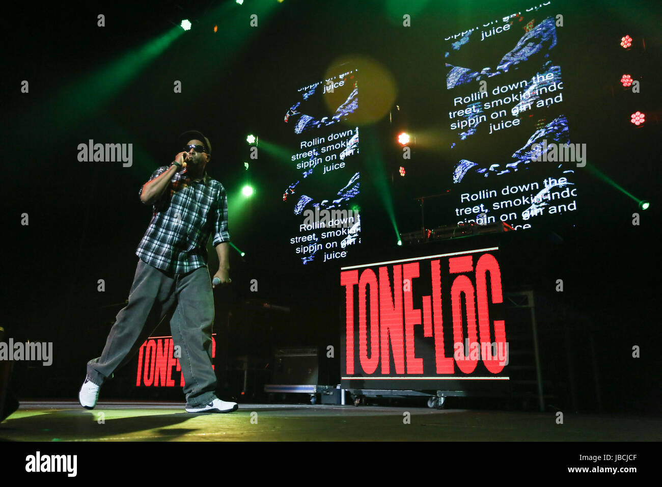 Sydney, NSW, Australia. 9th June, 2017. Tone Loc performing at the I Love the 90's Tour at Qudos Bank Arena Sydney Credit: Christopher Khoury/Australian Press/ZUMA Wire/Alamy Live News Stock Photo