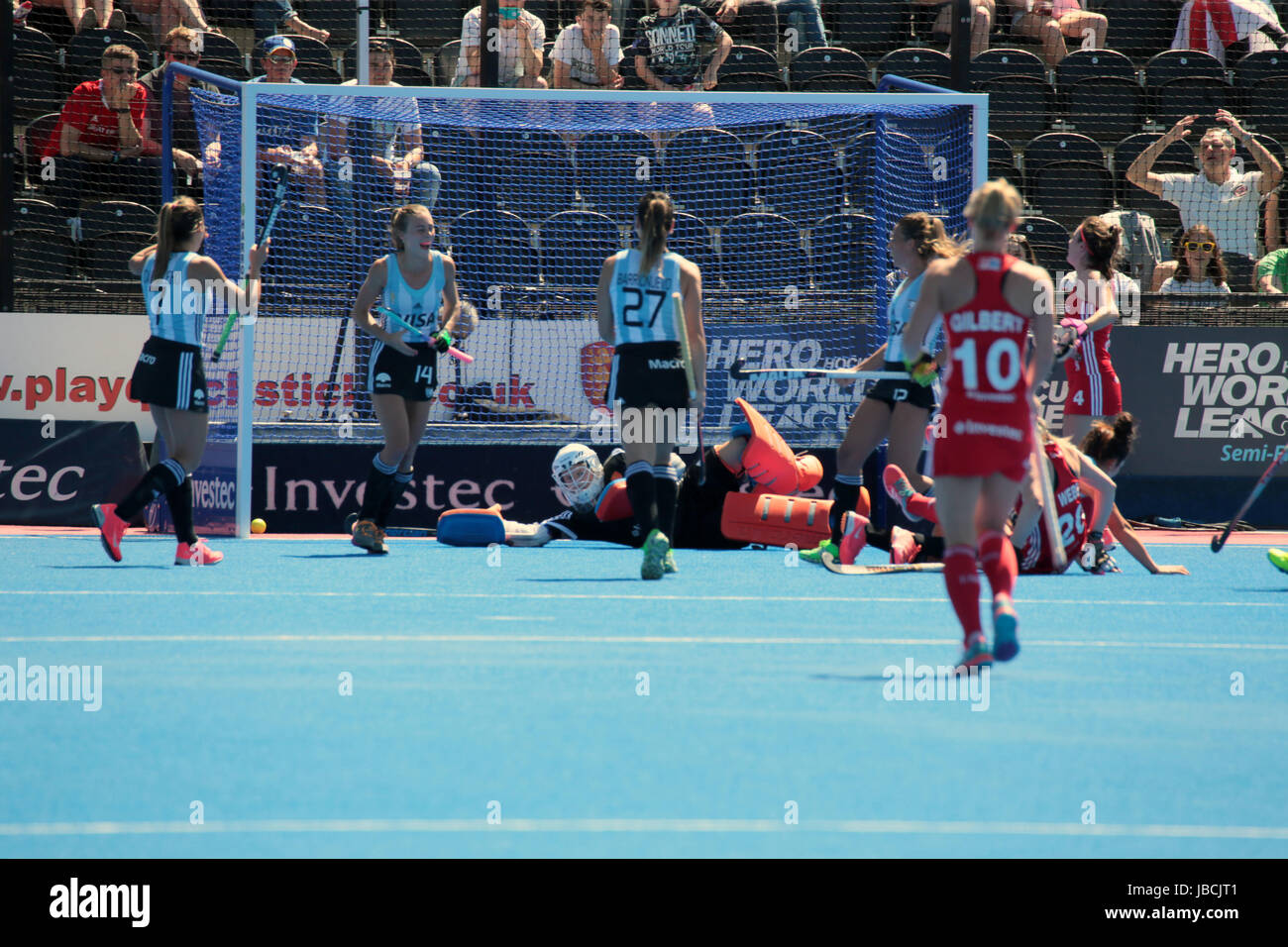 London, UK. 10th June, 2017. Lee Valley Hockey & Tennis Centre Danny