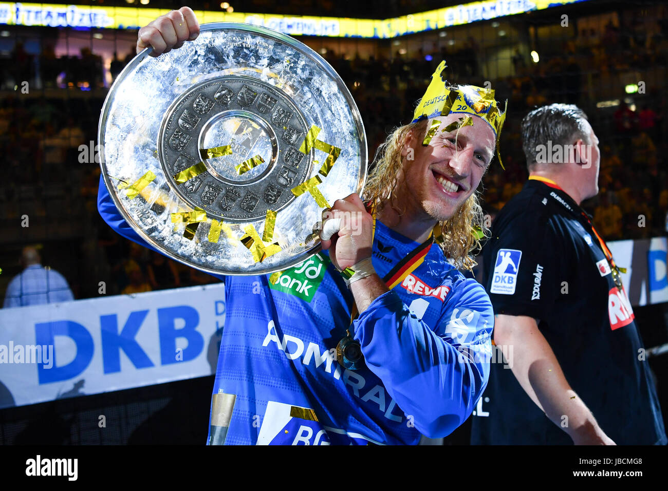 Goalkeeper Mikael Appelgren Of The Rhein Neckar Loewen Holds The 