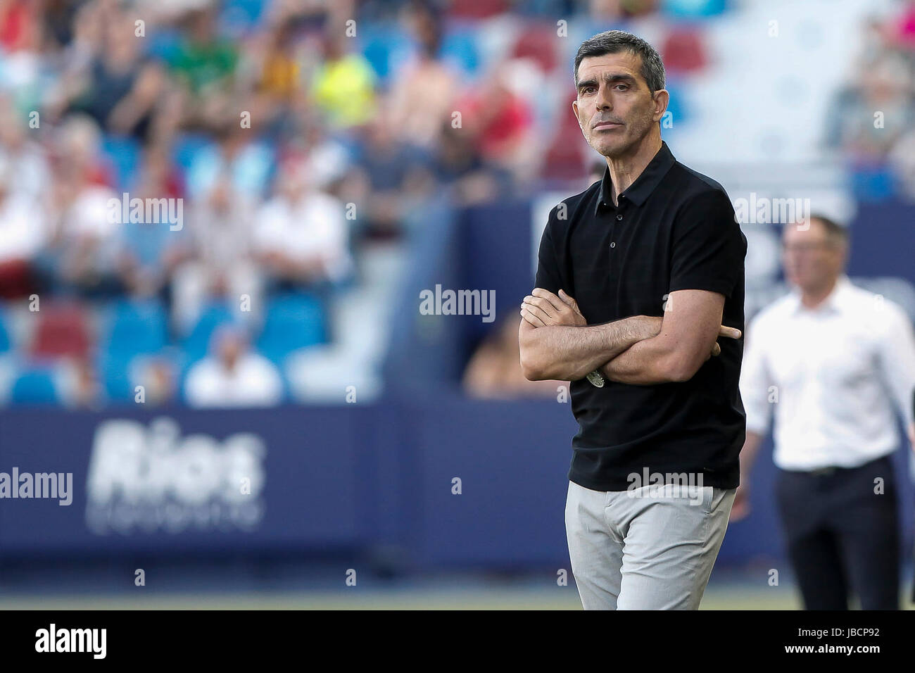 Head coach of Levante UD Juan Ramon Lopez Muniz during the Spanish La Stock  Photo - Alamy