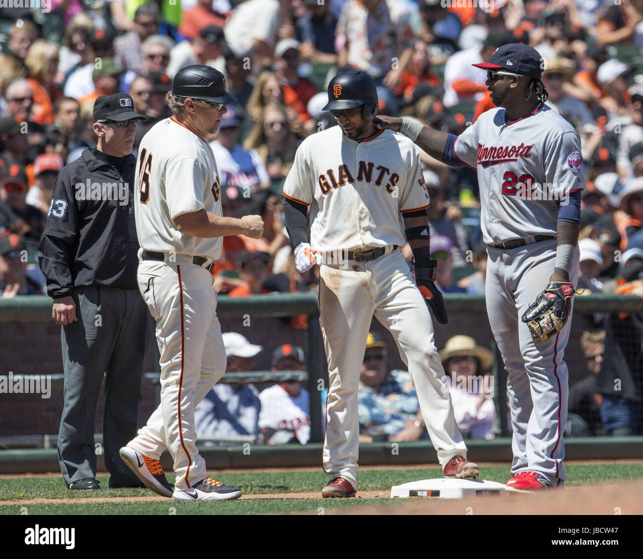 San Francisco, California, USA. 10th June, 2017. San Francisco Giants