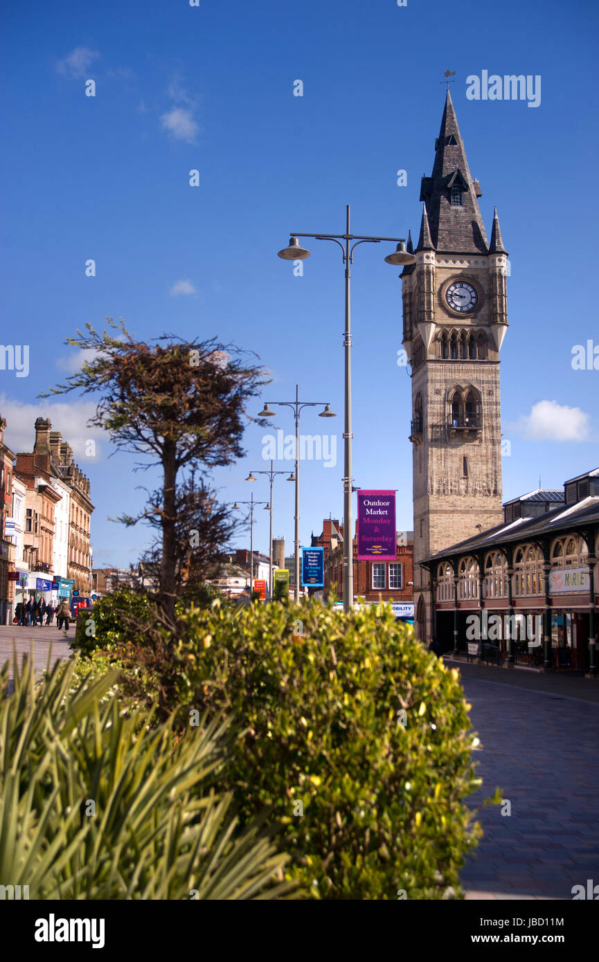 Darlington Clock Tower Stock Photo - Alamy